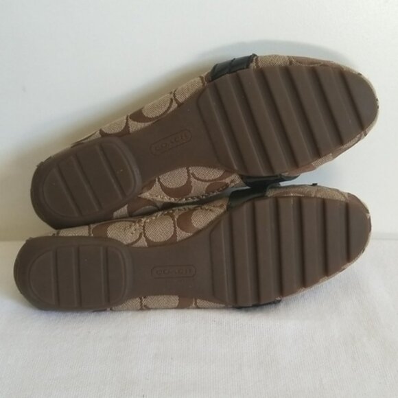 Coach Pauleen Loafer Signature Canvas Patent Size 7 - Picture 9 of 10